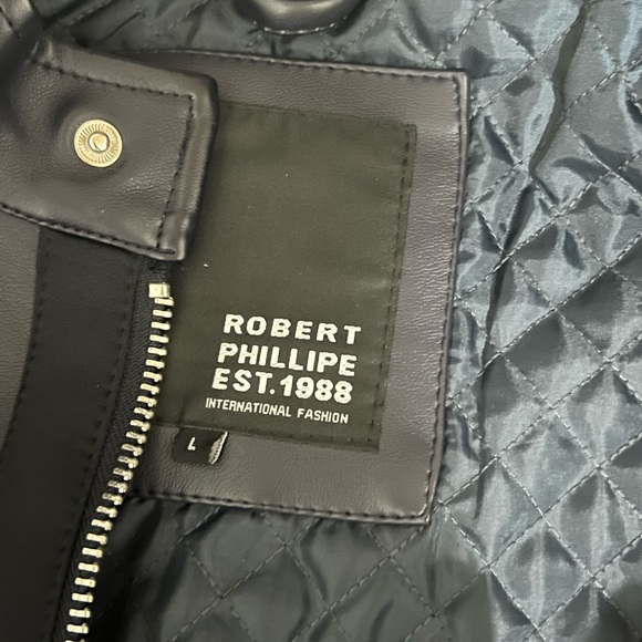 Men’s Motorcycle Biker Vintage Distressed Black Faded Real Leather Jacket - Picture 2 of 5